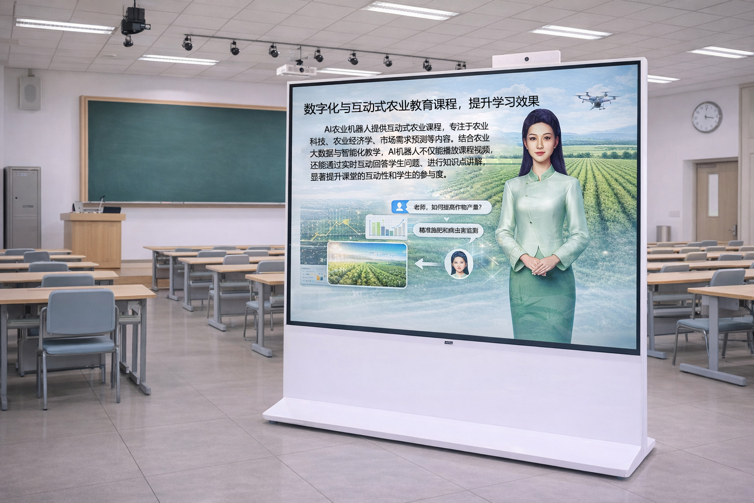 農業 AI 智能教學機器人