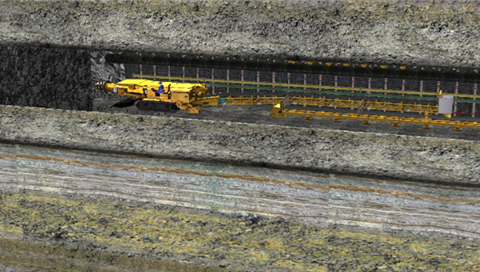 采掘三維立體仿真教學系統